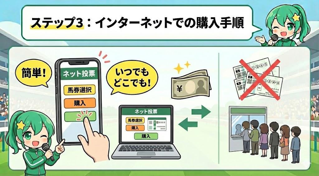 インターネットでの購入手順