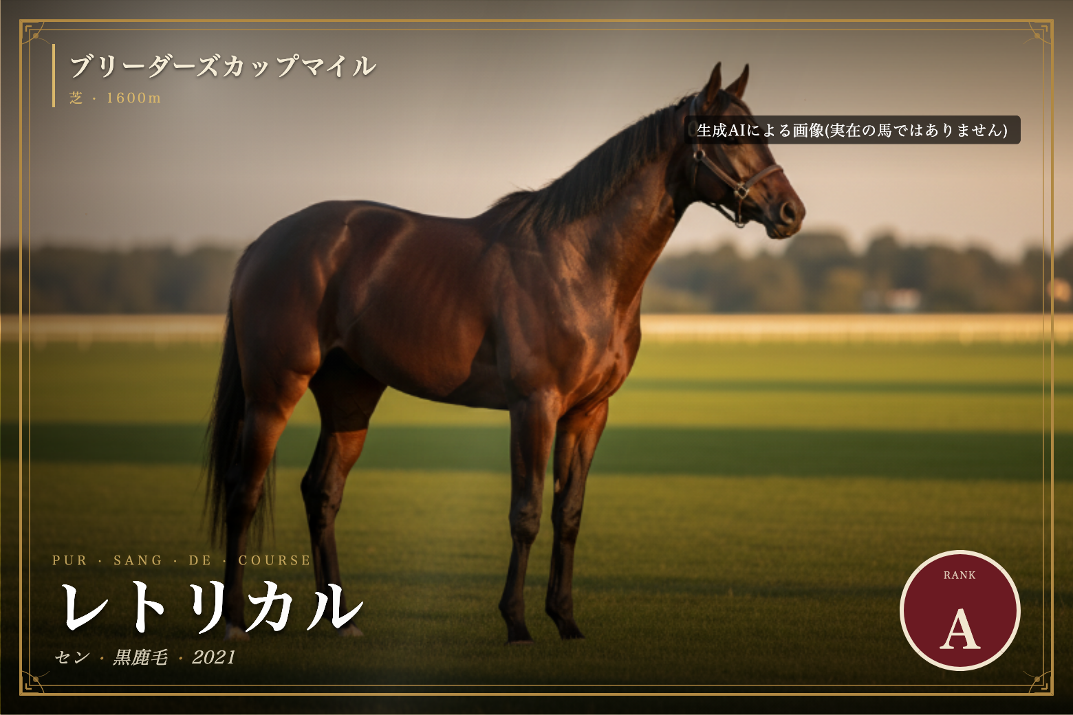レトリカル のウマバトカード