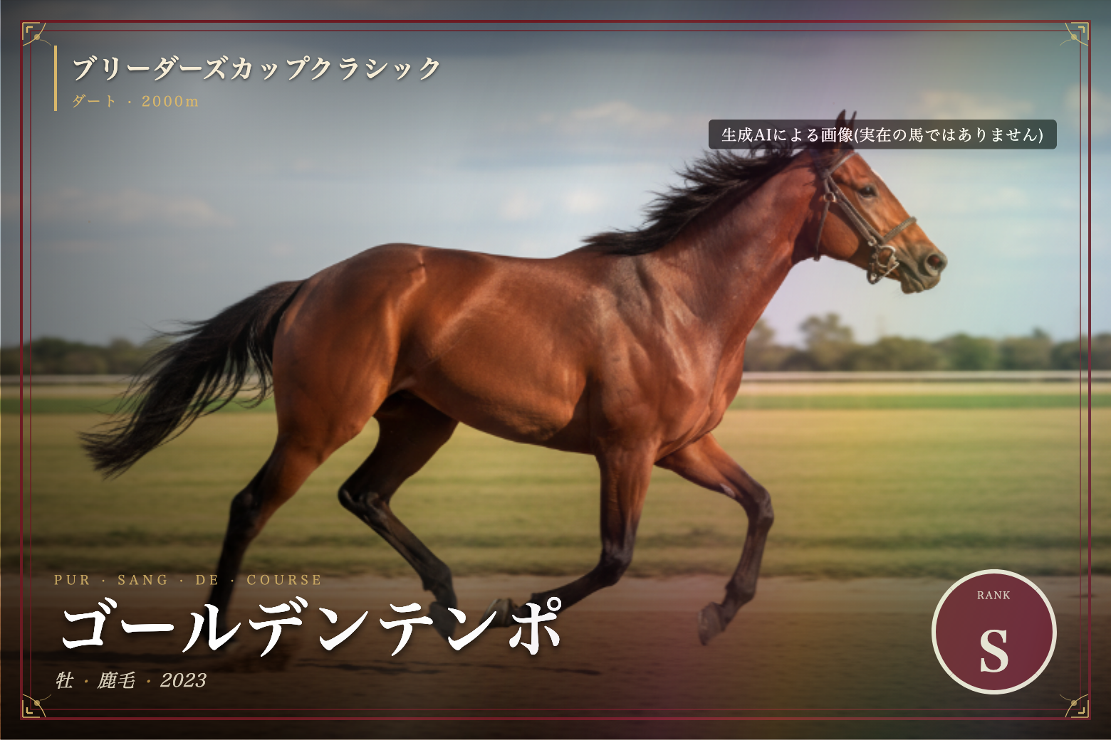 ゴールデンテンポ のウマバトカード
