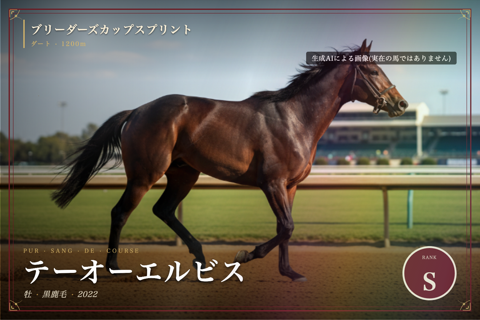 テーオーエルビス のウマバトカード