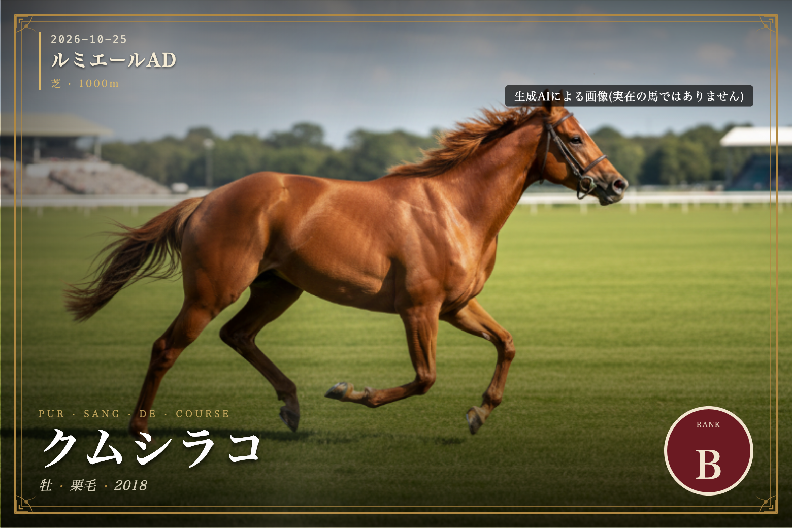 クムシラコ のウマバトカード