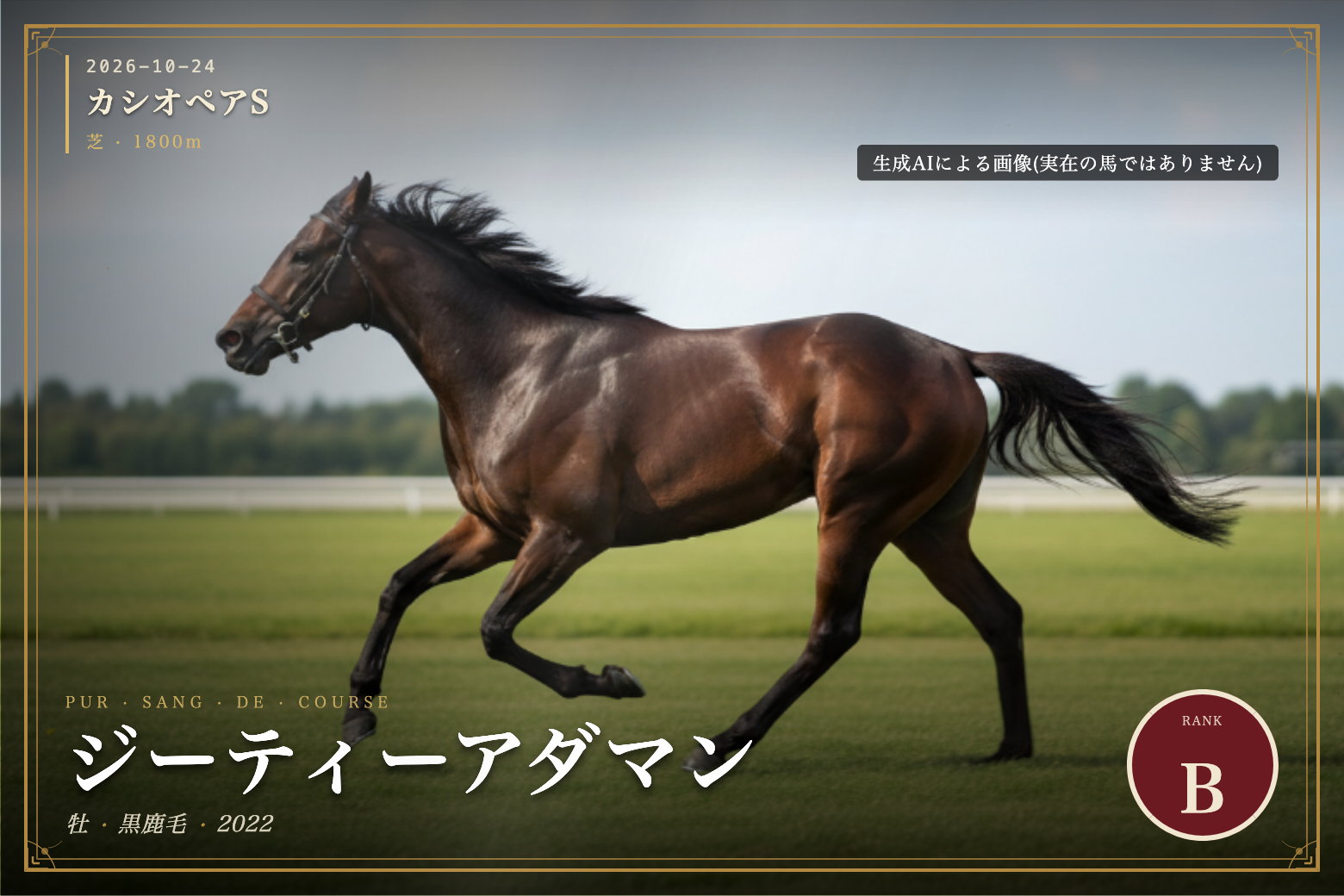 ジーティーアダマン のウマバトカード