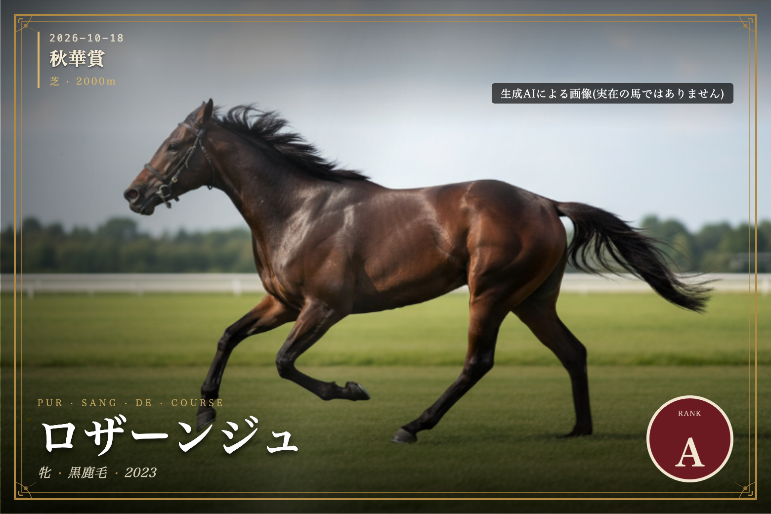 ロザーンジュ のウマバトカード