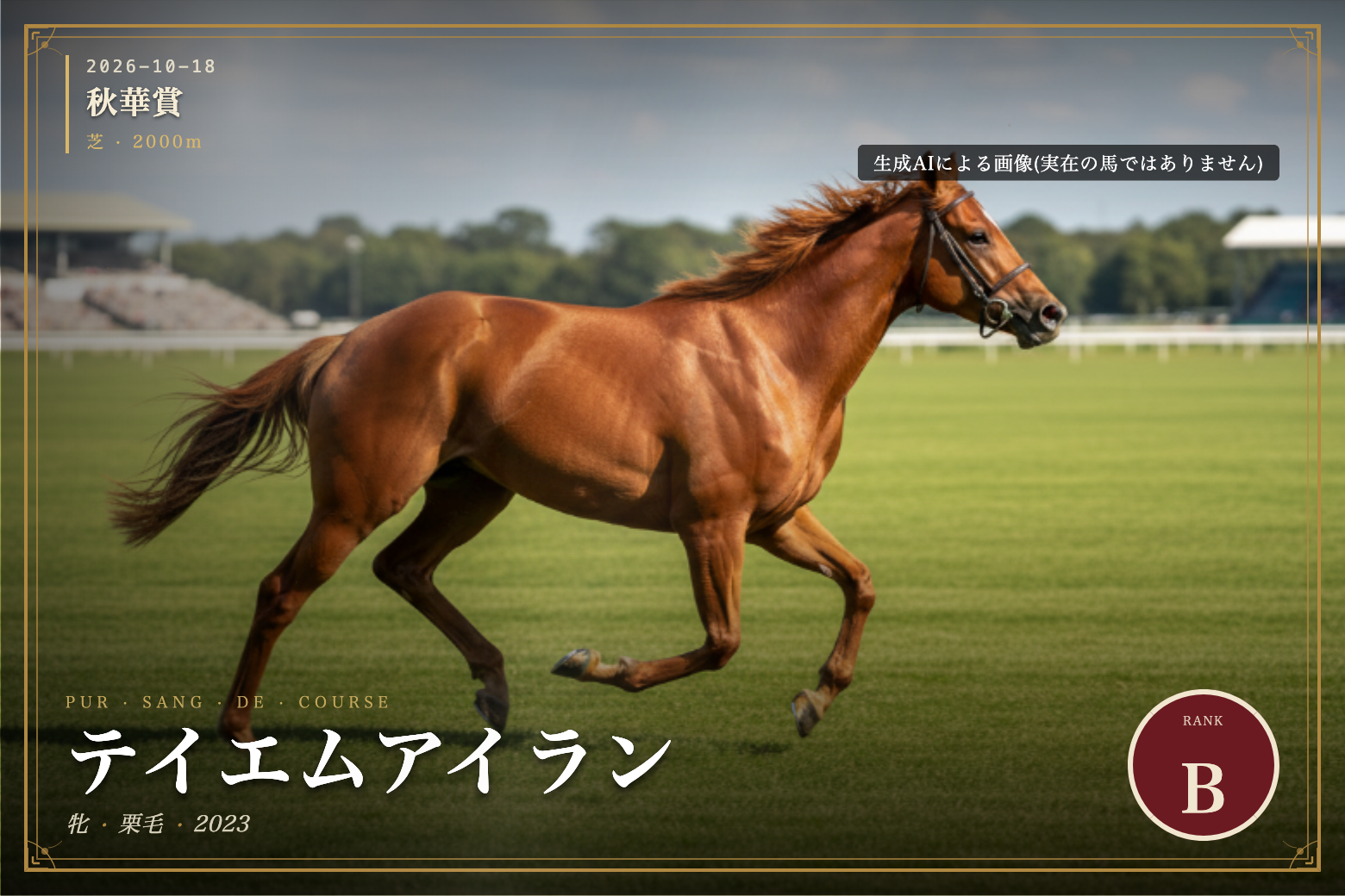 テイエムアイラン のウマバトカード