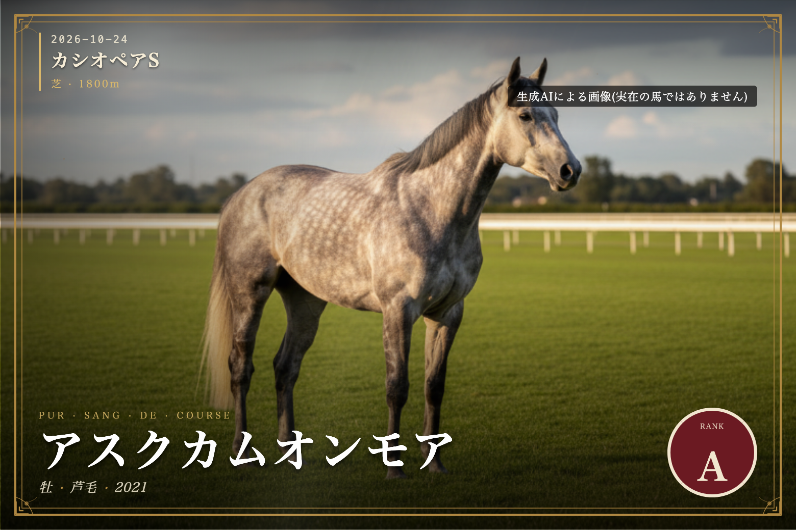 アスクカムオンモア のウマバトカード