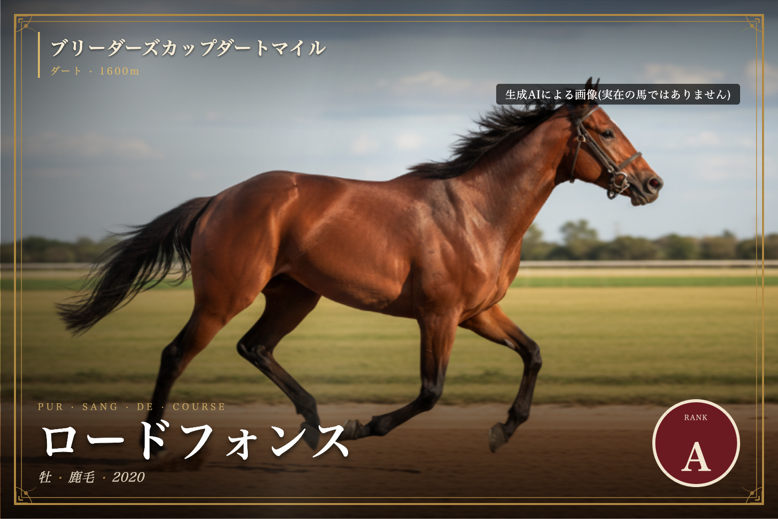 ロードフォンス のウマバトカード