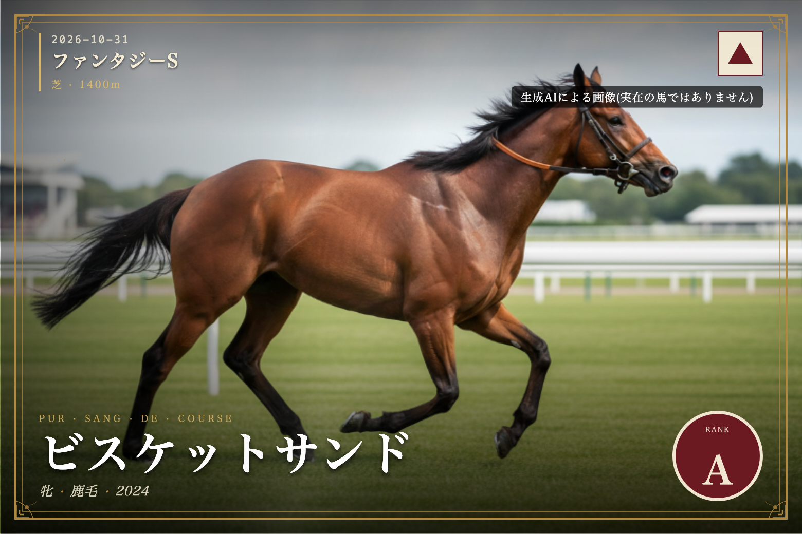 ビスケットサンド のウマバトカード