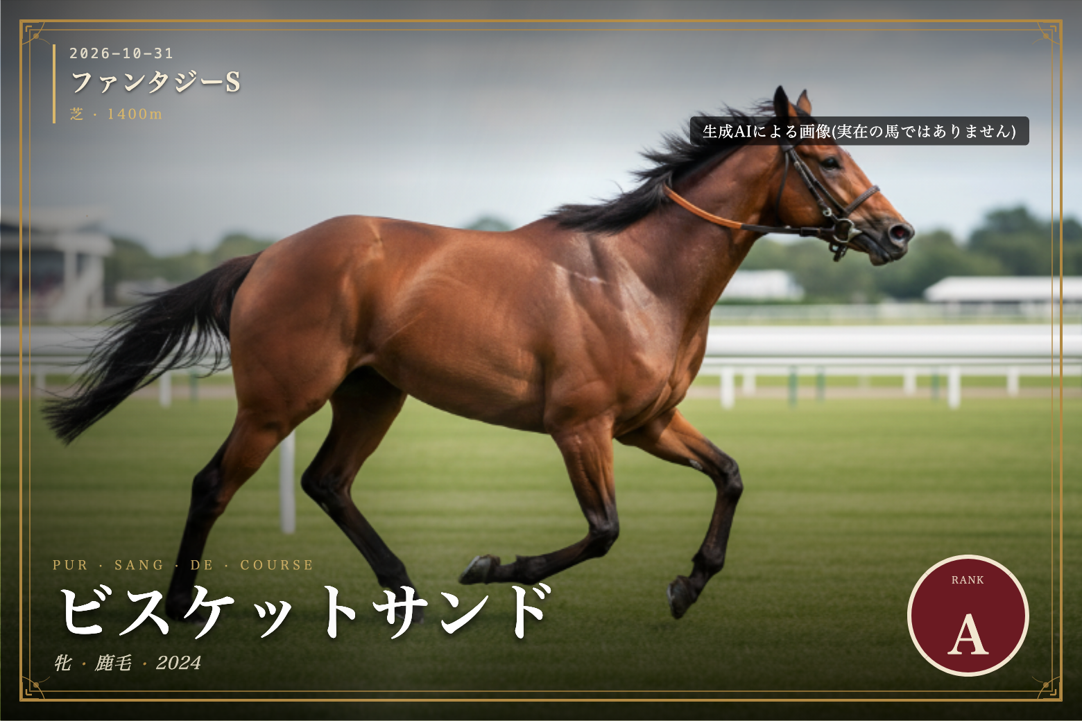 ビスケットサンド のウマバトカード