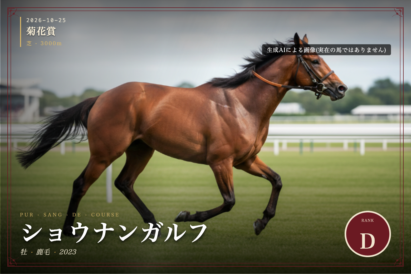 ショウナンガルフ のウマバトカード