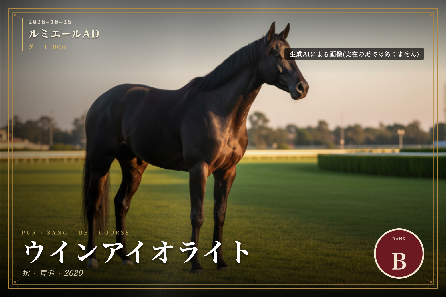 ウインアイオライト のウマバトカード
