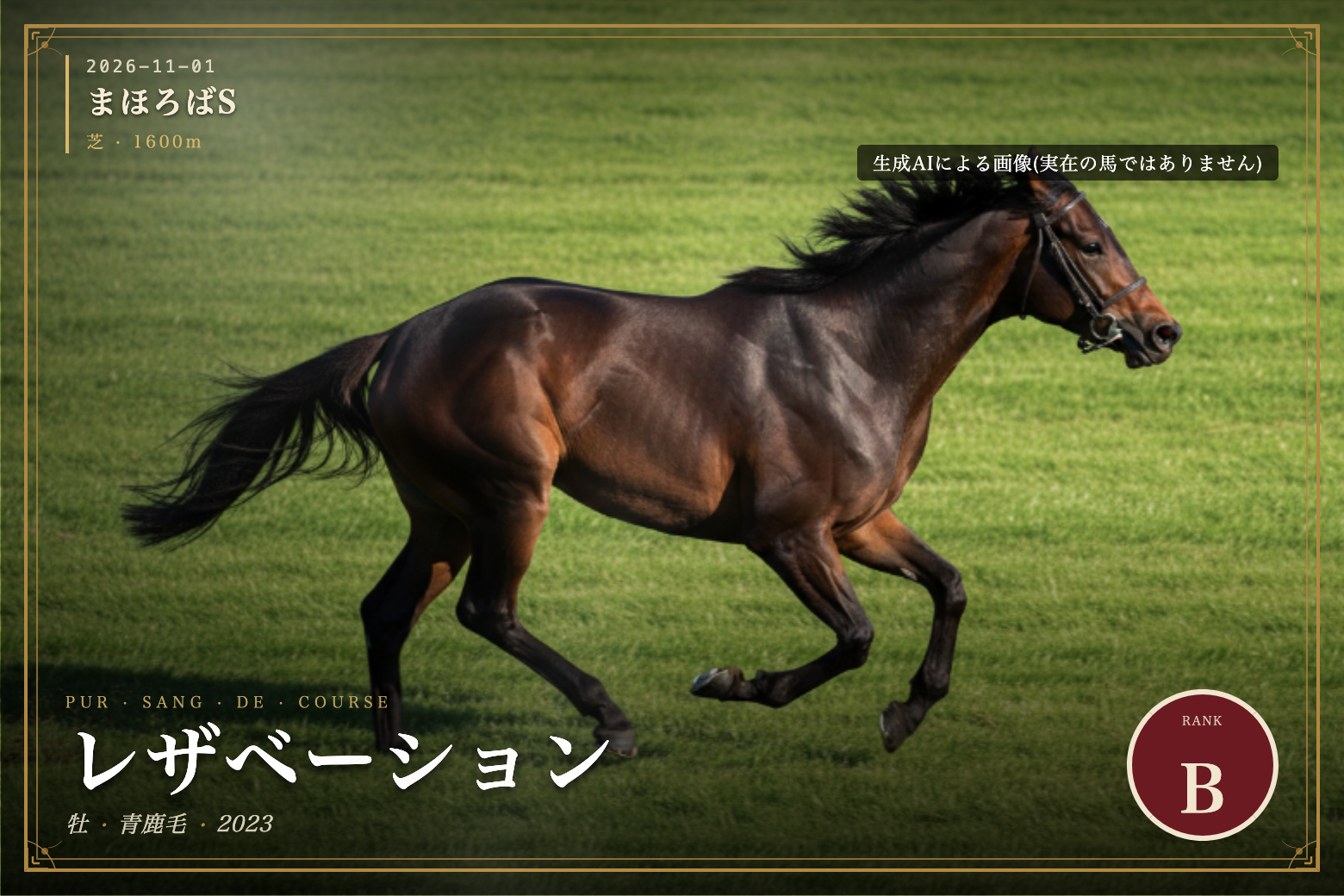 レザベーション のウマバトカード
