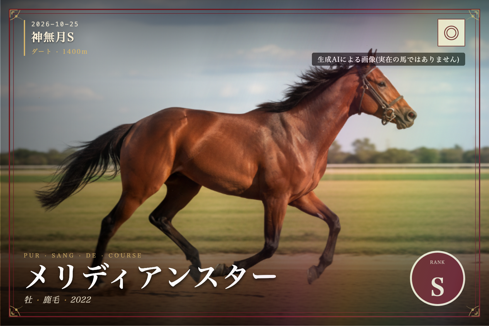 メリディアンスター のウマバトカード