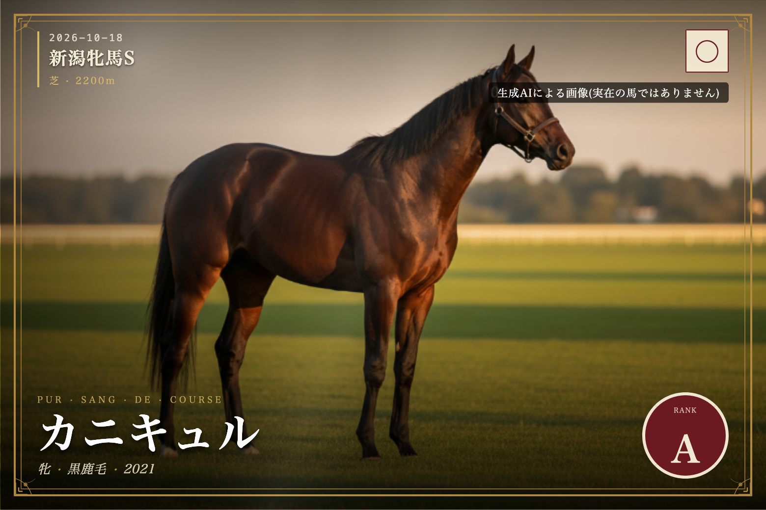 カニキュル のウマバトカード