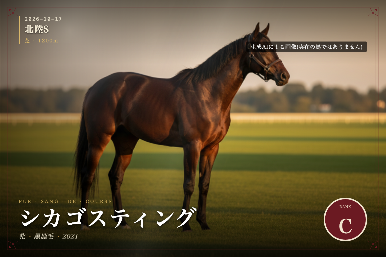 シカゴスティング のウマバトカード