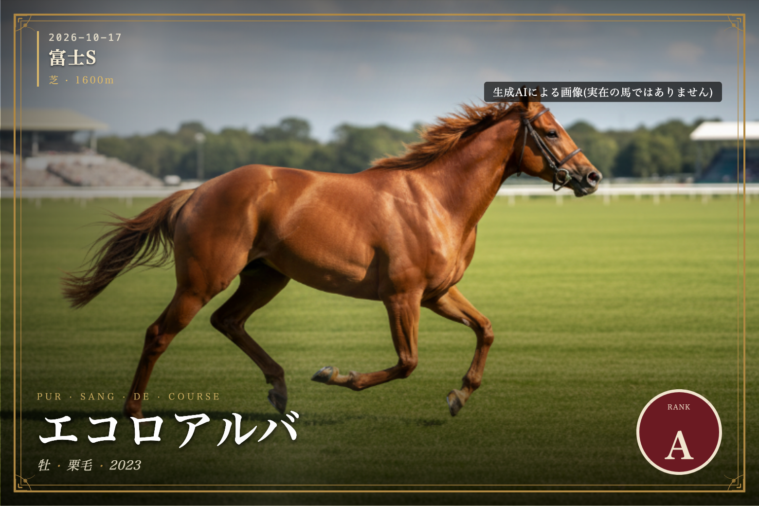 エコロアルバ のウマバトカード