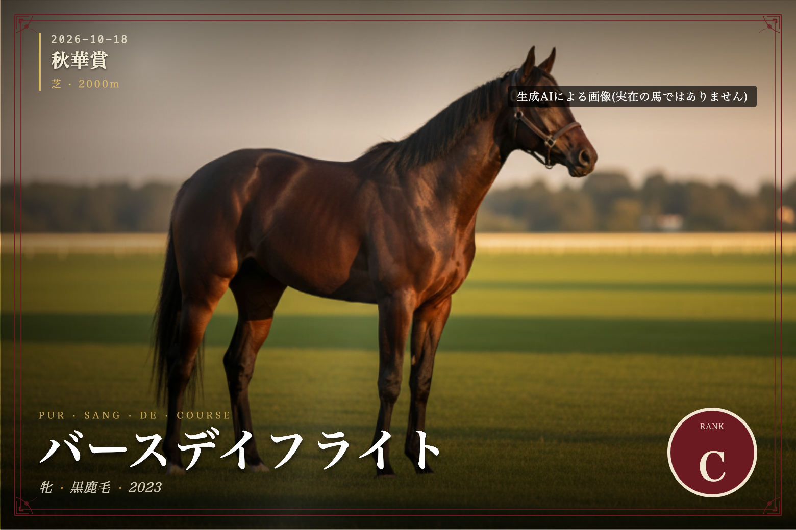 バースデイフライト のウマバトカード