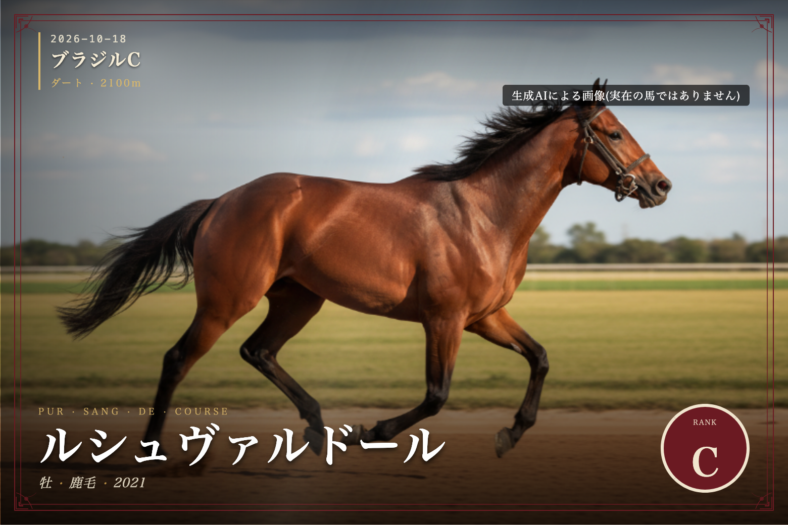ルシュヴァルドール のウマバトカード