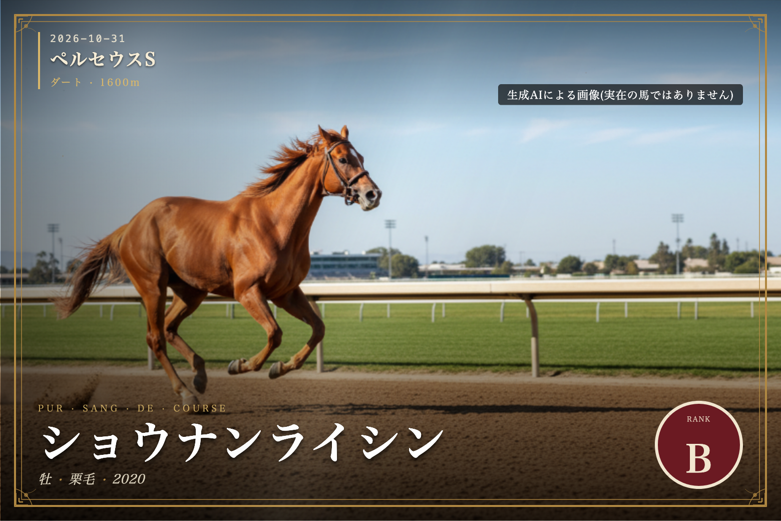 ショウナンライシン のウマバトカード