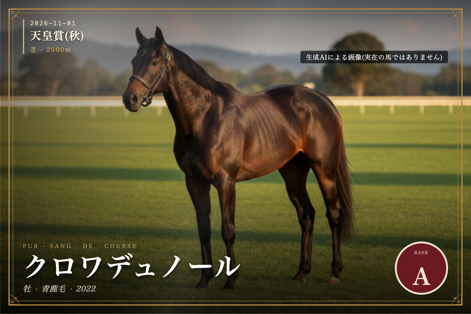 クロワデュノール のウマバトカード