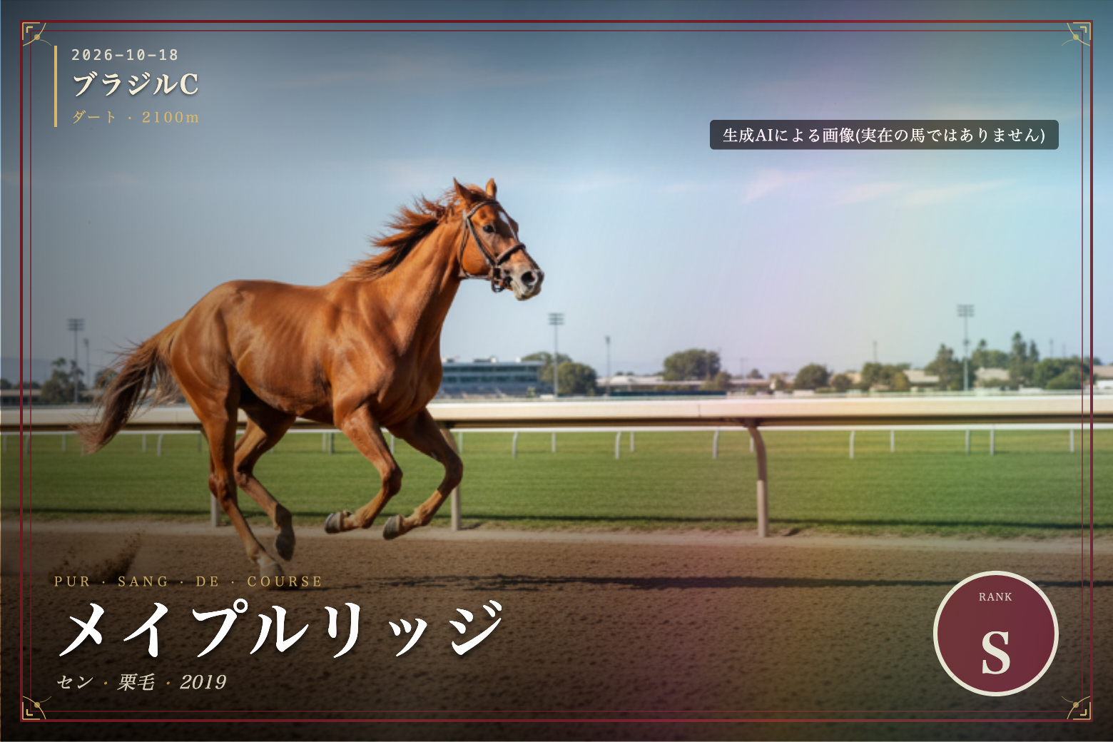 メイプルリッジ のウマバトカード
