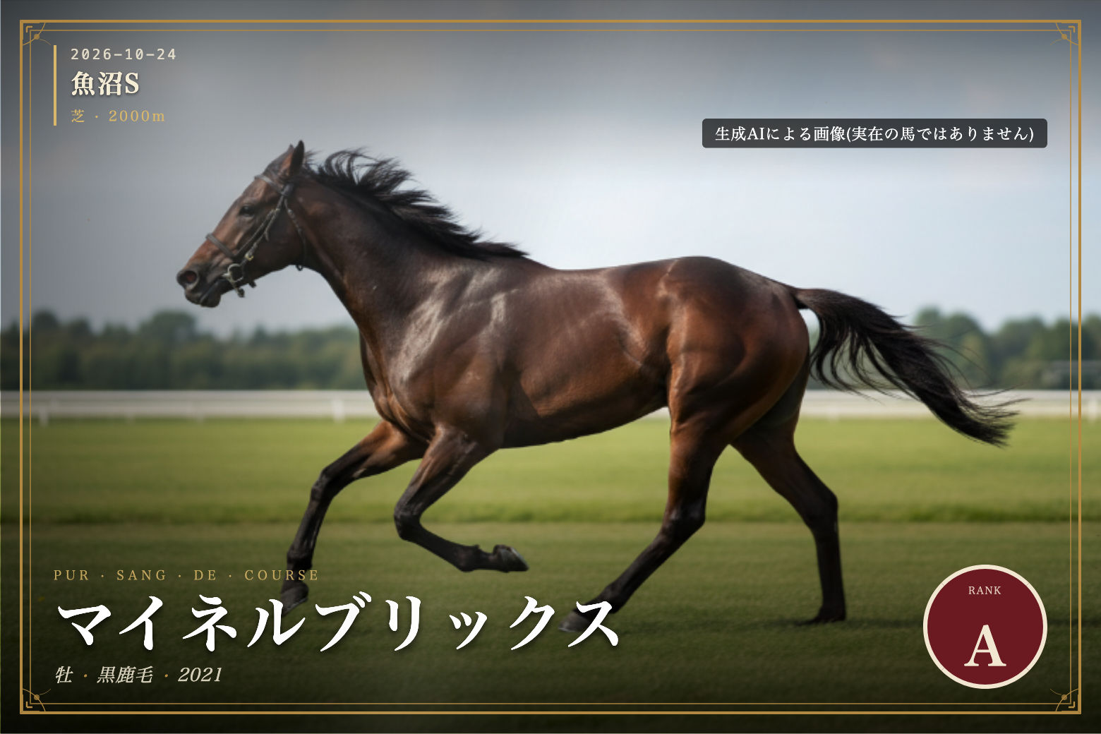 マイネルブリックス のウマバトカード