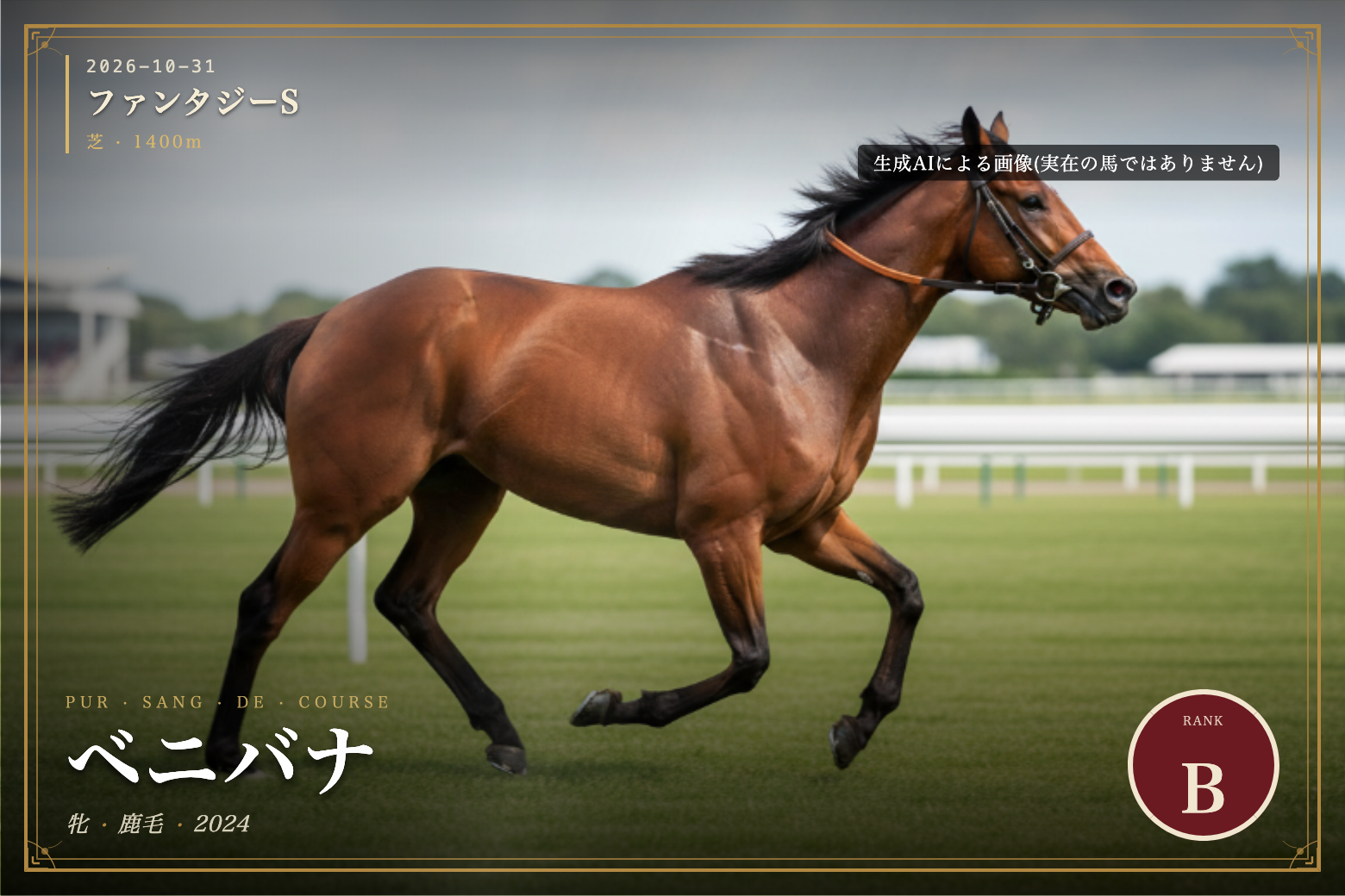 ベニバナ のウマバトカード