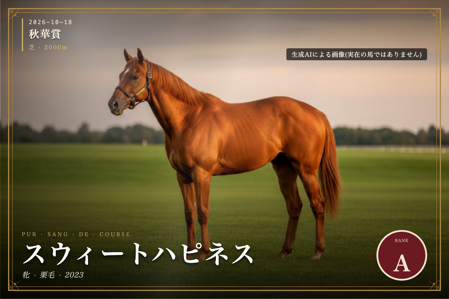 スウィートハピネス のウマバトカード