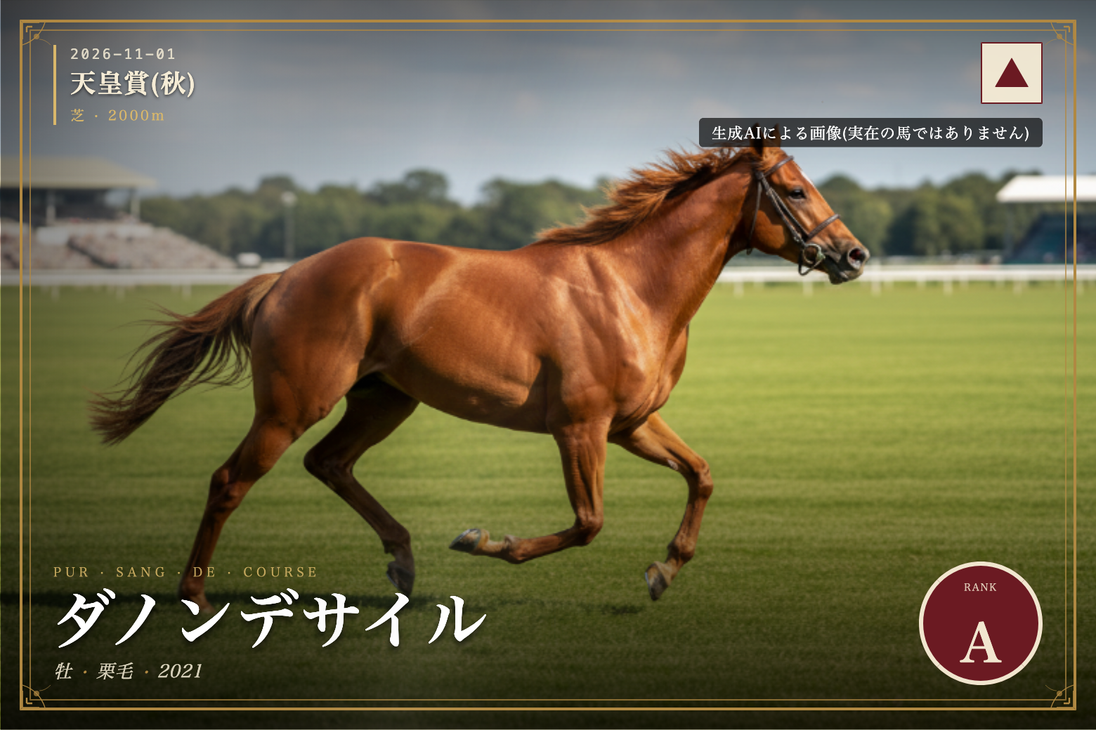 ダノンデサイル のウマバトカード