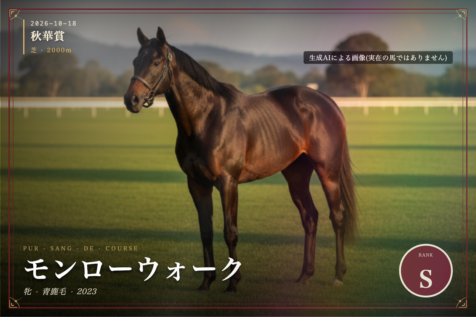 モンローウォーク のウマバトカード