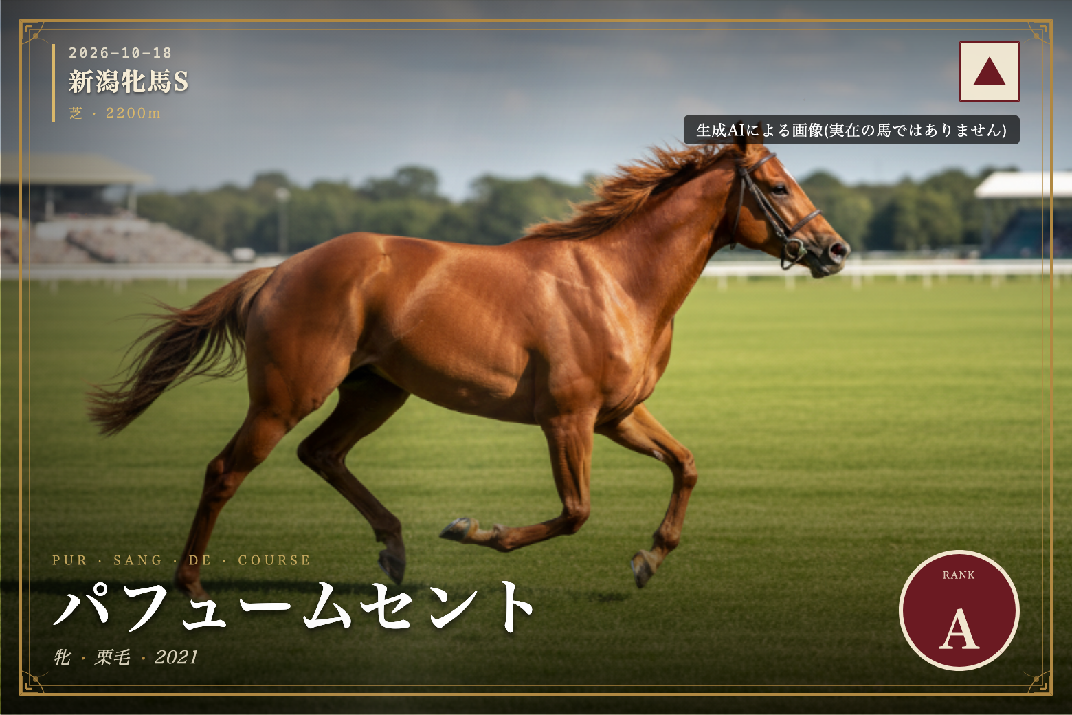 パフュームセント のウマバトカード